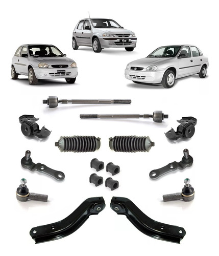 Kit Completo Delantero Chevrolet Corsa / Fun (1999 Al 2009)