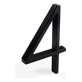 Floating House Number Sign 5 Inch (12 Cm) Modern Door N...