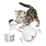 Juguete Gato Bola Interactiva Luz Led Movimiento Carga Usb