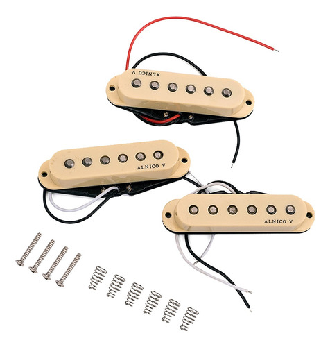 Alnico V Guitarra Captador Único Bobina Humbucker Pickups Pe