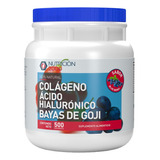 Colágeno Ácido Hialurónico Goji - 500 G Nutrición 2000 Sabor Blueberry