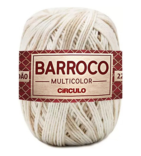 Barbante Barroco Multicolor 200g Círculo 226m - Varias Cores