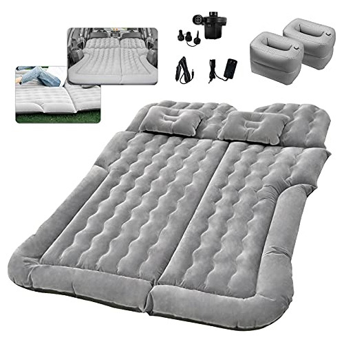 Colchon De Aire Gris Suv Para Cama De Coche, Camping, Cama D