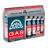 Pack 4 Gases Doite 227 Gr Para Cocinillas Camping