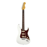 Guitarra Elétrica Fender American Ultra Stratocaster De  Amieiro Arctic Pearl Uretano Brilhante Com Diapasão De Pau-rosa