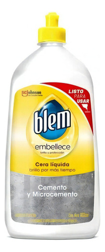 Cera Liquida Para Cemento Y Microcemento Blem