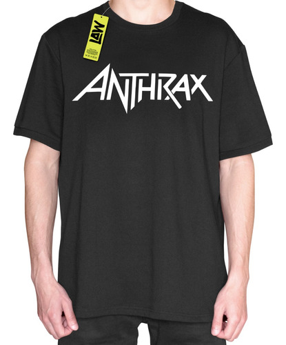 Remera Anthrax - Banda Estadounidense - 100% Algodón Unisex