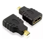 Adaptador Conector Micro Hdmi Macho Para Femea Banhado 4k