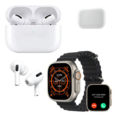 Auriculares Inalámbricos H'maston SM01 Con De Reloj Inteligente | Meses sin interés