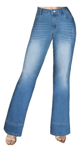 Jeans Corte Colombiano Mezclilla Suave Stretch Push Up U5