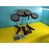 Bateria Rockband Con Microfono Y Un Juego A Elegir Xbox 360