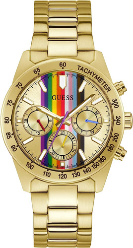 Reloj Pulsera  Guess Gw0434g1 Del Dial Dorado