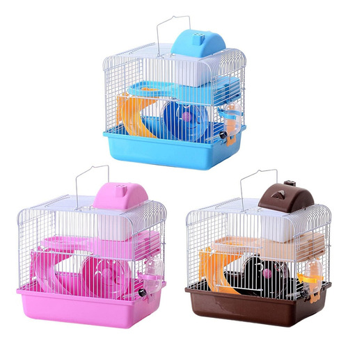 Jaulas Para Hamsters Baratas Cuyo Raton Con Bebedero Y Casa