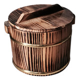 Cubo De Arroz De Madera, Barril De Arroz Al , 18cm B