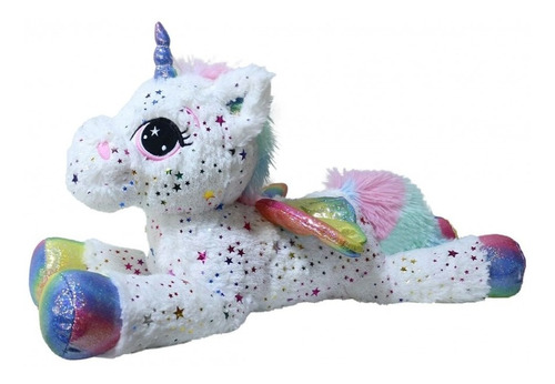 Unicornio De Peluche Multicolor Gigante 50cm Calidad Envio