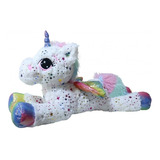 Unicornio De Peluche Multicolor Gigante 50cm Calidad Envio