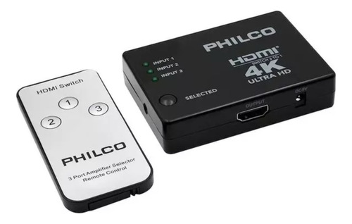 Splitter Hdmi 1x3 Philco 4k P4109 - Revogames