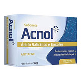 Sabonete Antiacne Acnol Com Enxofre E Ácido Salicílico