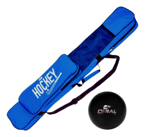 Kit Bolso Hockey Porta Palos + Bocha Roller Profesional 