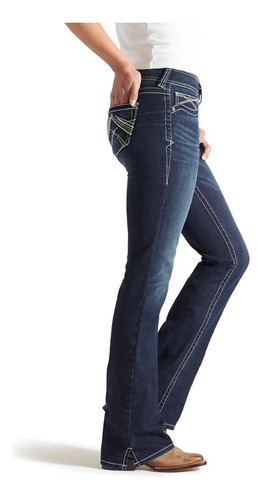 Jeans Ariat Pantalones Vaqueros Acampanados Talle Bajo T-33