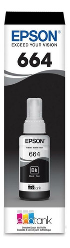 Botella De Tinta Epson T664 L310 L380 L375 L395 L575 Negro