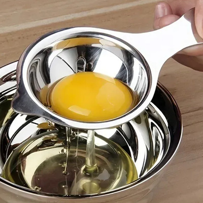 Separador De Huevos De Acero De Primera Calidad Para Una Fác Plateado