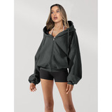 Chaqueta Deportiva Casual Sólida De Manga Larga