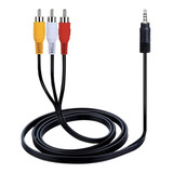 Cable Adaptador De Jack 3.5mm Audio A Av Video Rcax3