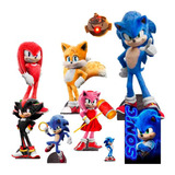 Fiesta Sonic Set Figuras De Coroplast 