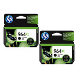 Kit 2 Cartucho De Tinta Hp 964xl Preto - 3ja57al - 51,5ml