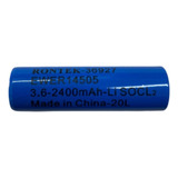 Bateria  3,6v 2400mah Aa Er14505 Lítio - Kit C/2