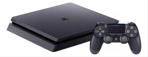 Console Playstation 4 Slim 1tb - Sony Ps4 Cor Preto Onyx + 4 Jogos, Na Caixa.