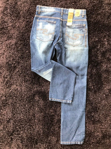 Calça Tng Straight Leg - Blue Jeans - 38 - Último Disponível