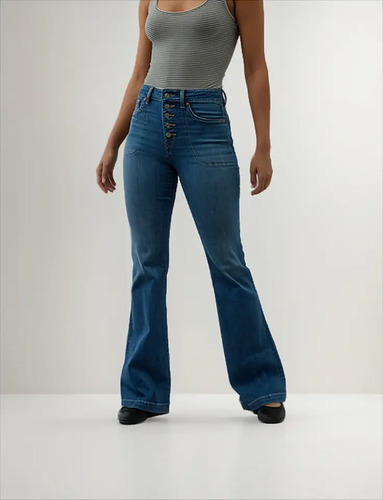 Jeans Next Level Super High-waisted Flare Cm American Eagle | Meses sin interés