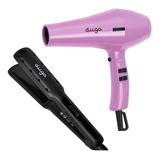 Combo Secador De Pelo Y Planchita Duga Profesional 2000w