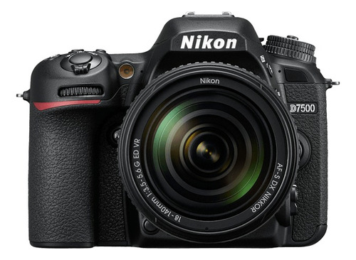  Nikon D7500 Dslr Color  Negro+lente18-140y Lente 50mm 1.4