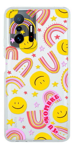 Funda Para Xiaomi Para Mujer Caritas Felices Con Nombre