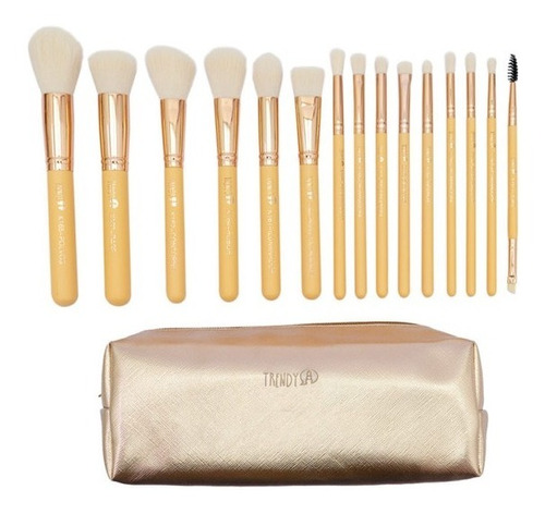 Kit De Brochas Golden Trendy - Unidad a $5667