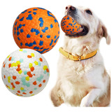 Petcare Paquete De 2 Bolas De Juguete Para Perros, Indestruc