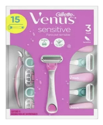 Rastrillos Para Afeitar Gillette Venus Sensitive Desechables