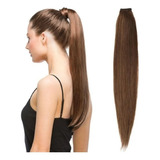 24 Beautiful 45cm 100% Human Ponytail Paste Light Brown Aa