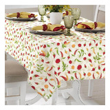 Toalha De Mesa Athenas Estampada Dohler Clean - 8 Lugares