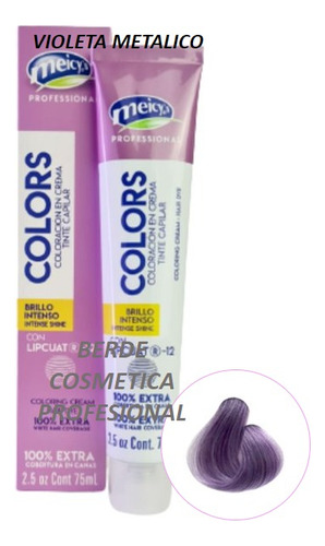 Tinte Violeta Metalico 75ml - mL a $116