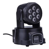 7 Led Dmx 512 Cabeza Movil Luces Rgbw  De Escenario 7x10w