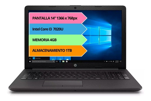 Notebook Hp 240 G7 I3 7020u 4gb 1tb Free 14 Windows 10 Pce