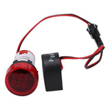 Voltímetro Digital, Amperímetro, 22 Mm, Redondo, Ac, 50-500