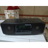 Radio Stereo Relógio Despertador Am Fm Panasonic Rc-x220 