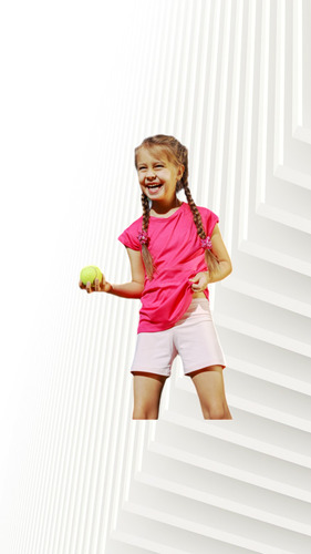 Vestido De Tenis Para Niña, Edad 5-6, 6-8 Anos