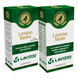 Kit 01 Lavizoo Banho + 01 Lavizoo Muda Premium Para Pássaros