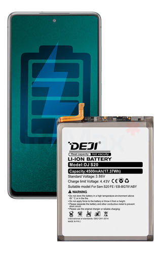 Bateria Para Samsung S20 Fe /s20 Fe 5g/ A52 Deji Ic Original